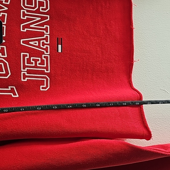 🔴 TOMMY JEANS Crop Sweater - Red - XL (NEW) - Picture 7 of 7